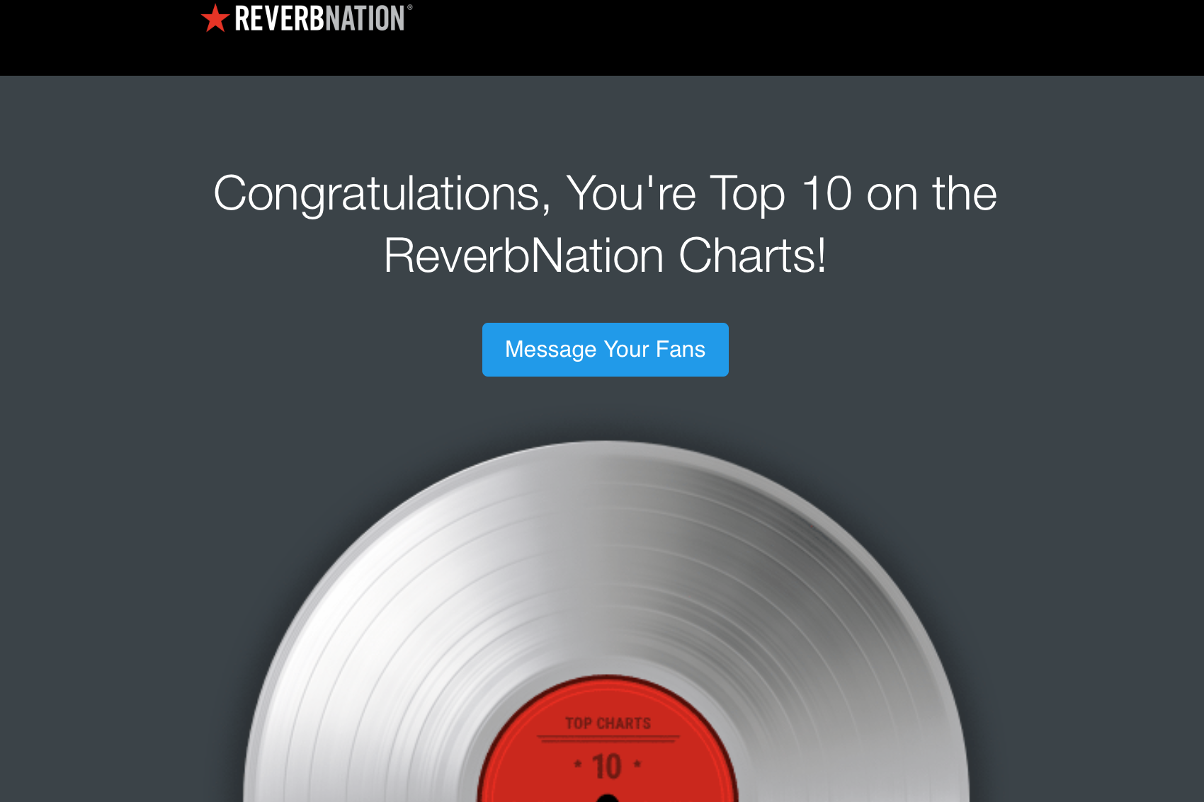 Rob Davis Band is Top Ten on ReverbNation Charts